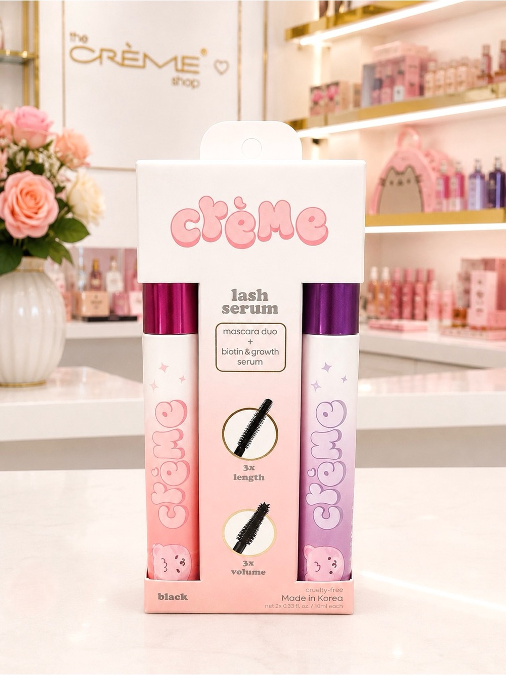 Creme Shop Mascara Lash Serum Duo